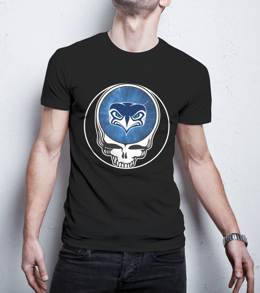 Seattle Seahawks Skull T-Shirt