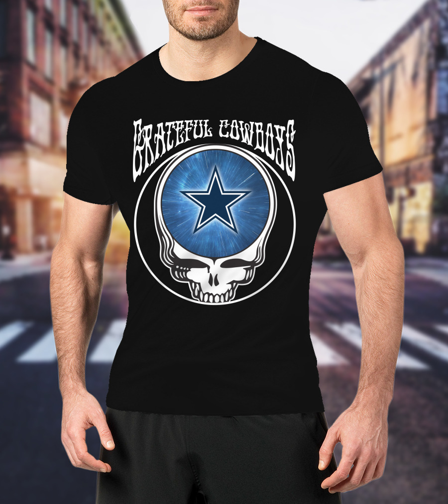Star Skull Grateful Cowboys Dallas Fusion T-Shirt
