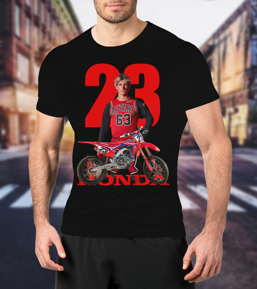 Chase Sexton 23 Honda 63 Alpinestars Racing Motocross T-Shirt