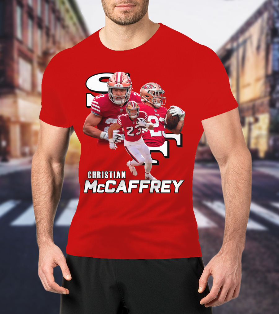 Christian McCaffrey 49ers Football Number 23 T-Shirt