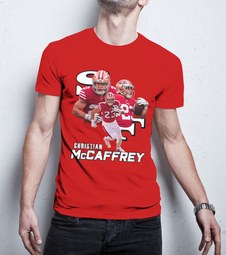 Christian McCaffrey 49ers Football Number 23 T-Shirt