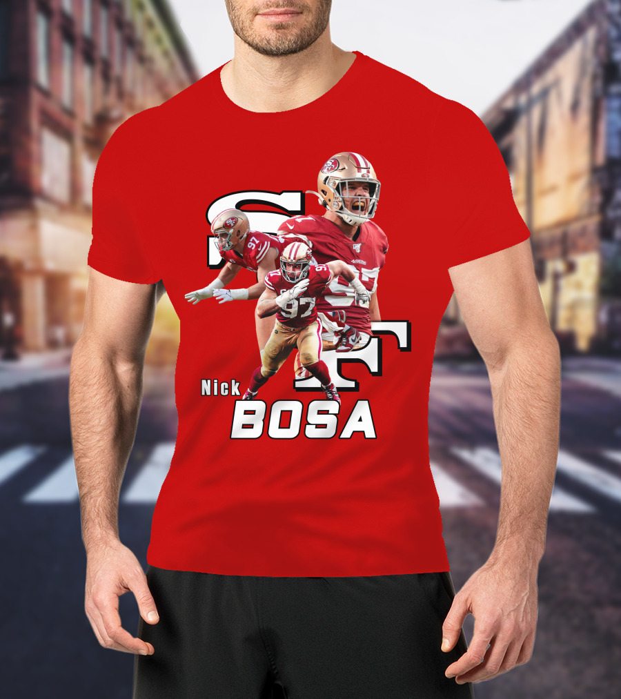 Nick Bosa 49ers Football Player SF T-Shirt