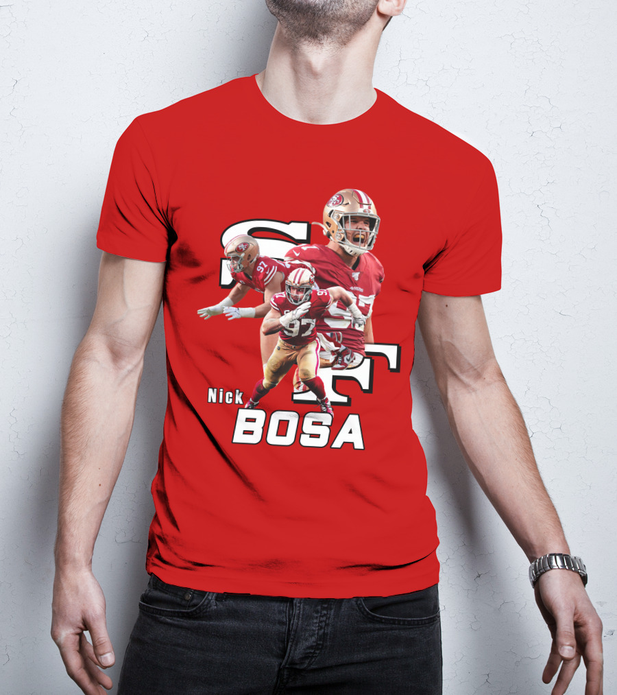 Nick Bosa 49ers Football Player SF T-Shirt