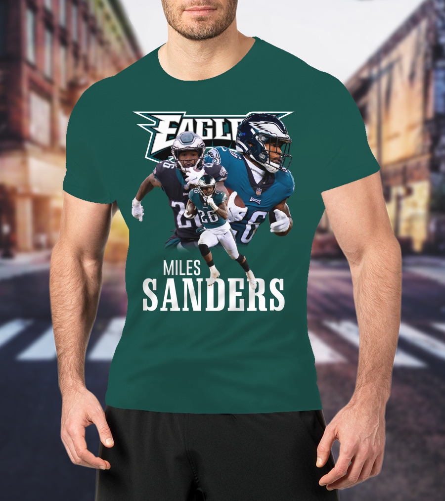 Eagles MS26 Running Back Action Play T-Shirt