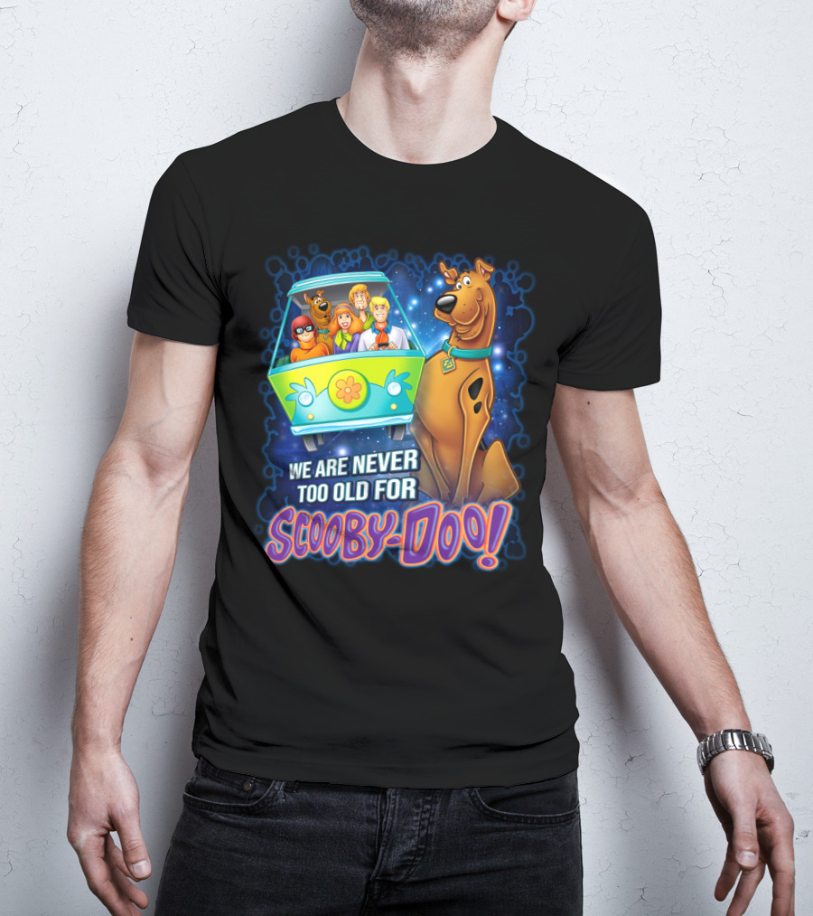 Scooby-Doo Mystery Machine We Are Never Too Old For Adventure T-Shirt