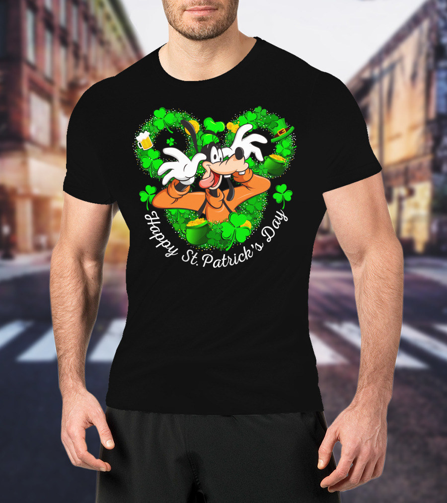 Goofy Happy St. Patrick's Day T-Shirt