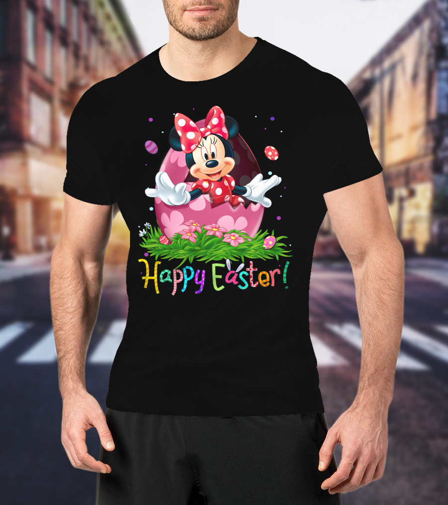Minnie Mouse Happy Easter Egg Surprise T-Shirt