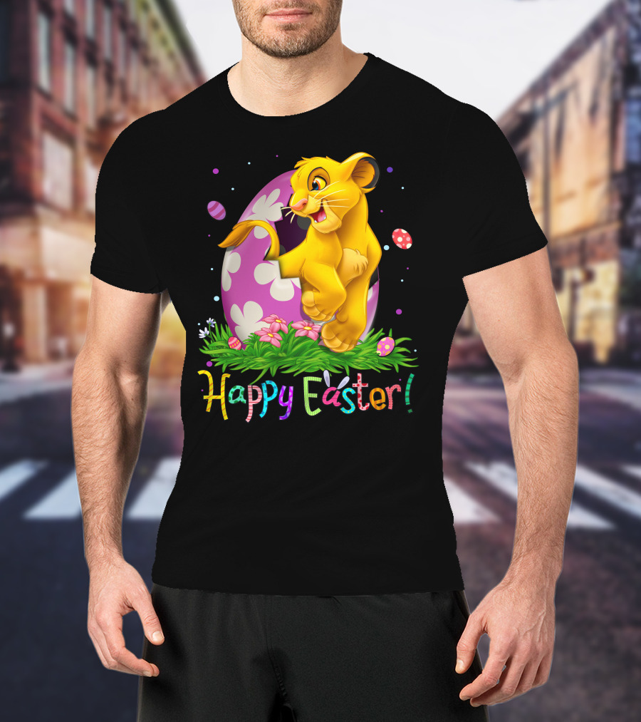 Simba Happy Easter Egg Celebration T-Shirt