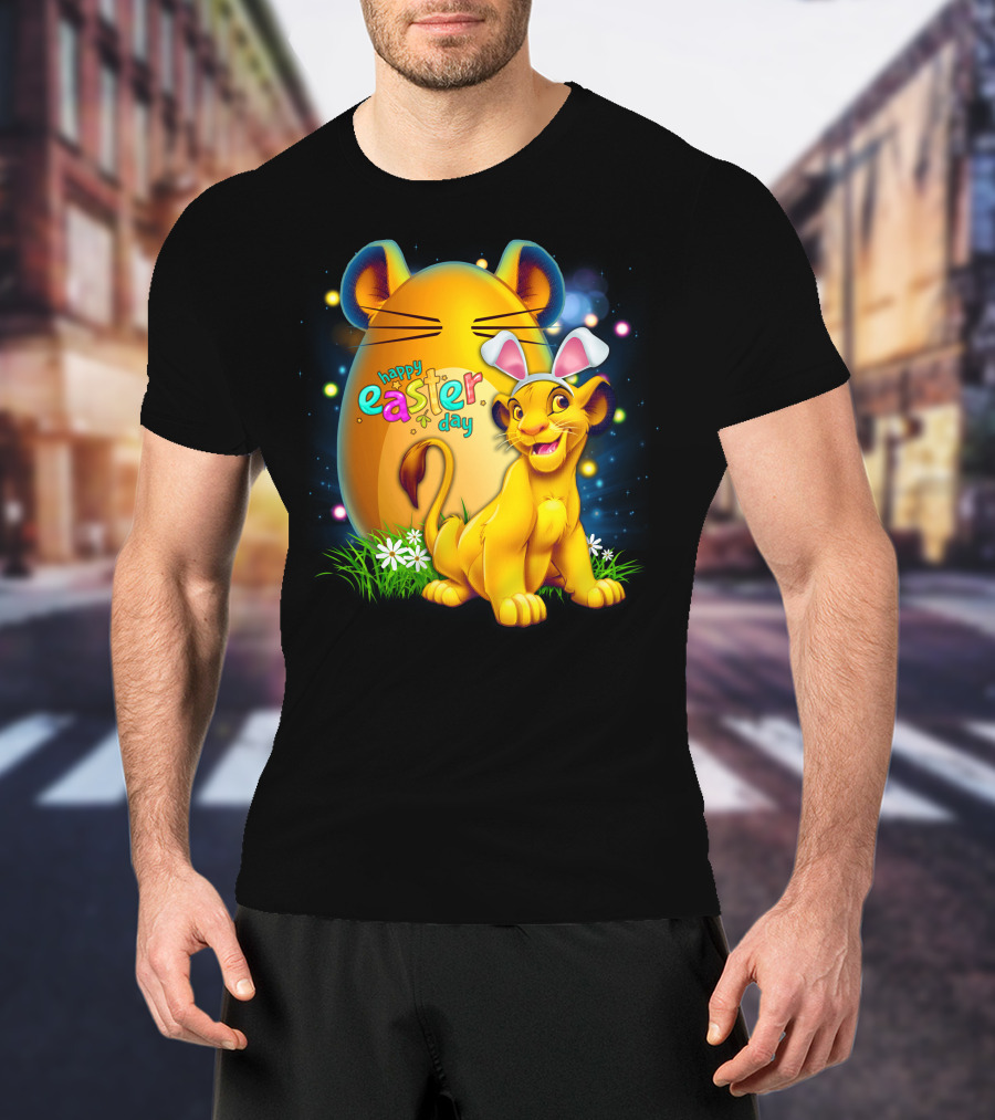 Simba Happy Easter Day Bunny Ears Egg T-Shirt