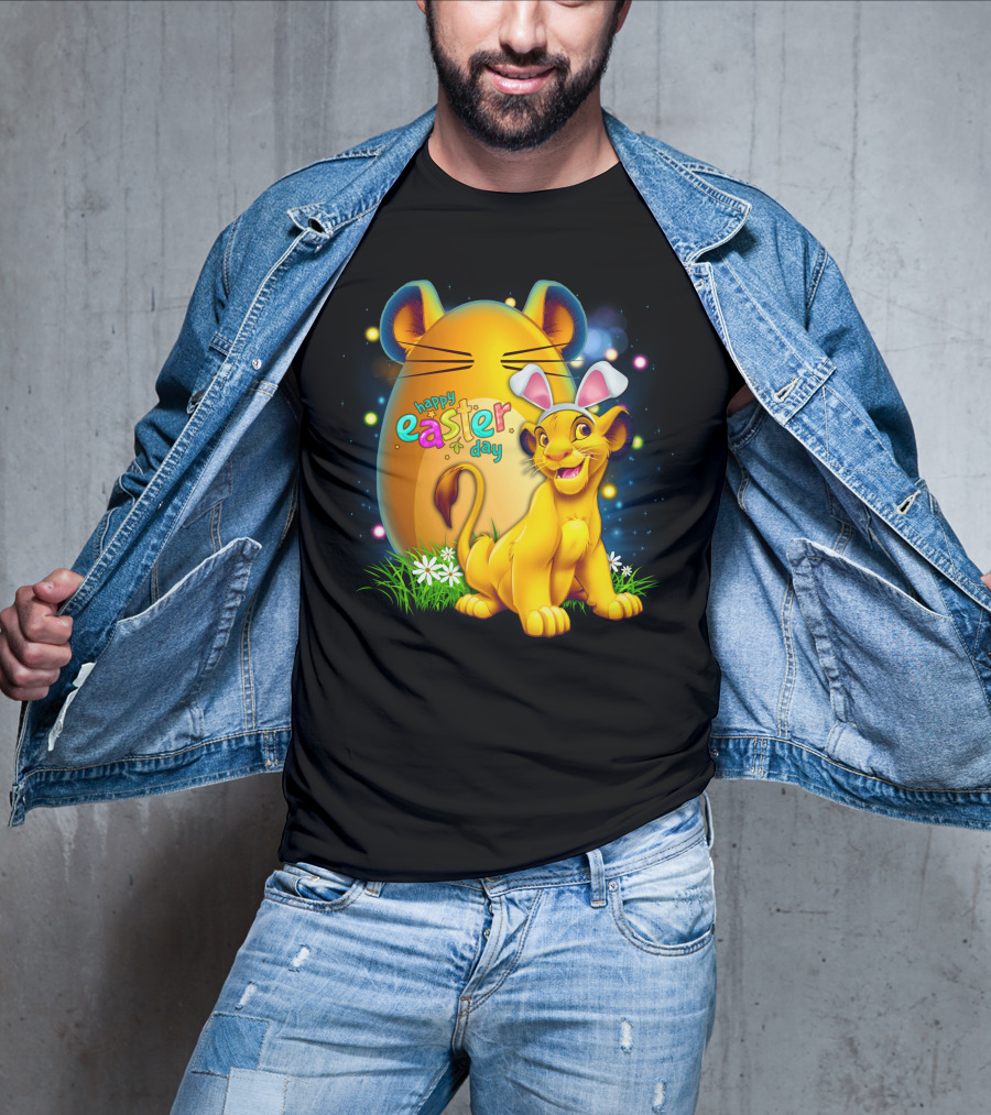 Simba Happy Easter Day Bunny Ears Egg T-Shirt