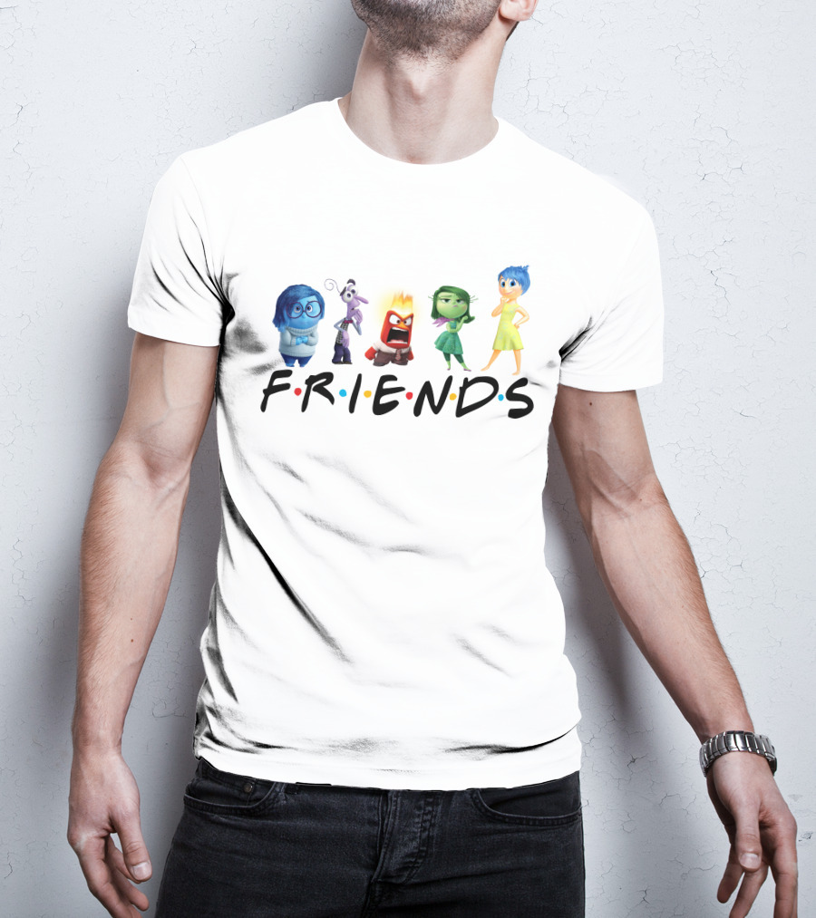 Friends Inside Out Characters T-Shirt
