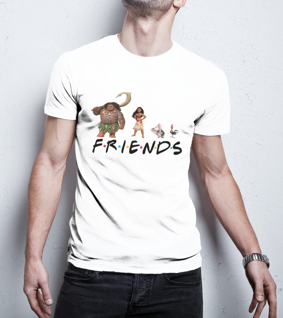Moana Maui Pua Hei Hei Friends T-Shirt