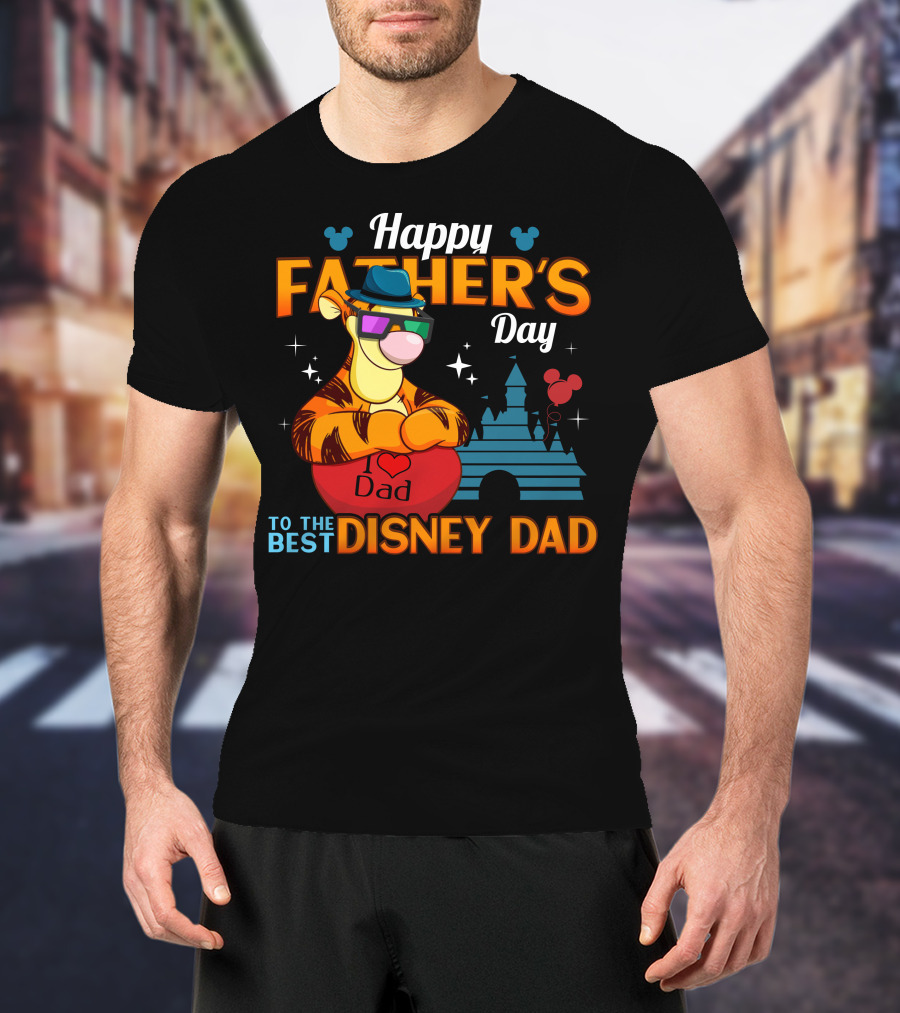 Happy Father's Day Tigger Disney Dad T-Shirt