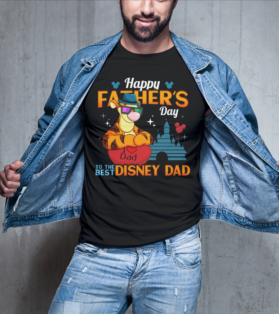 Happy Father's Day Tigger Disney Dad T-Shirt