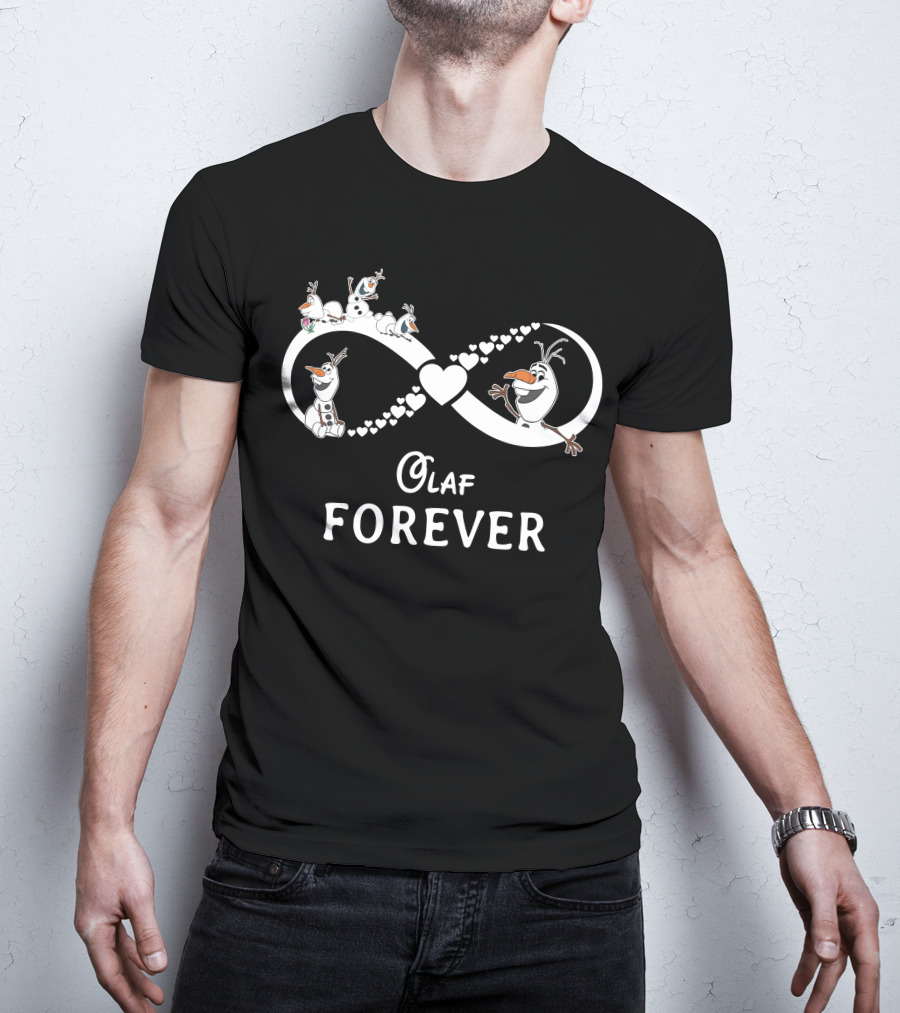 Olaf Forever Infinity Heart Snowman T-Shirt