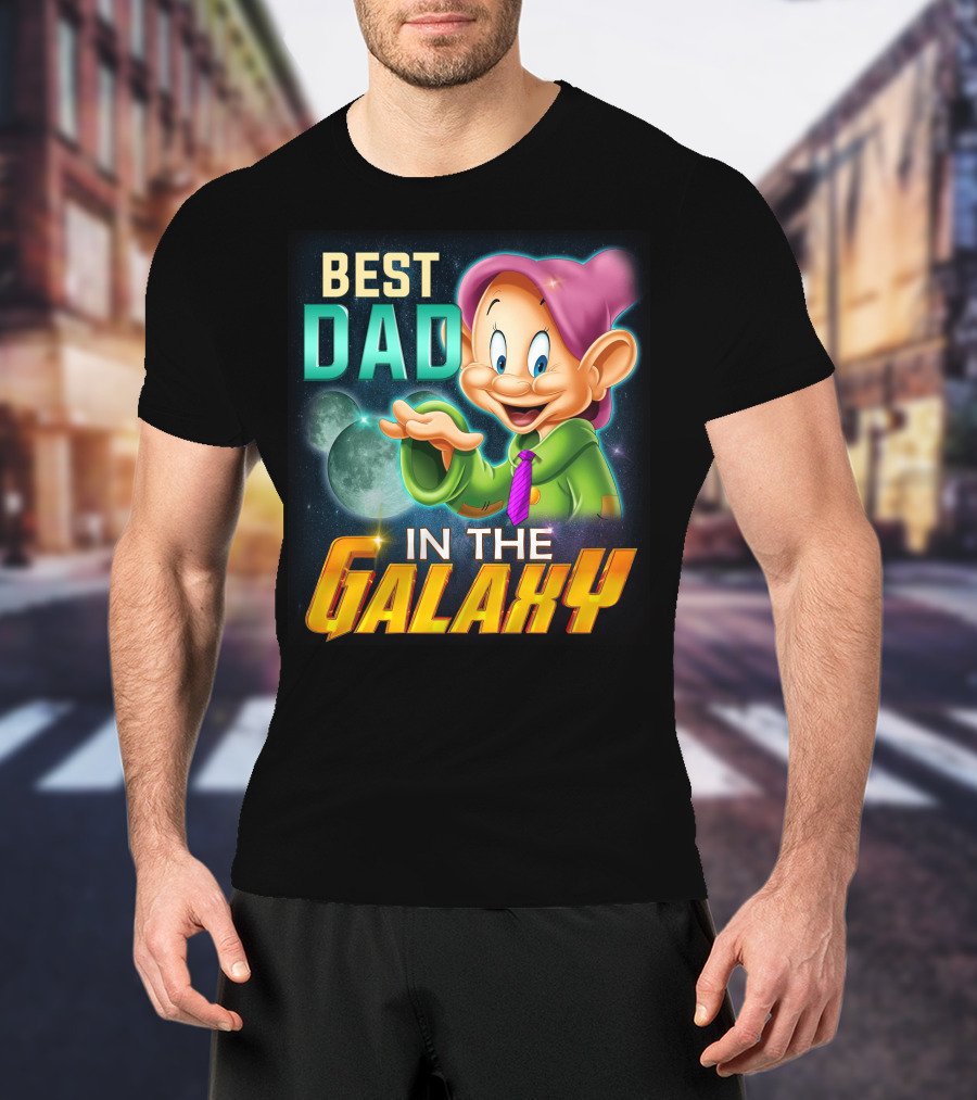 Best Dad Dopey IN The Galaxy T-Shirt