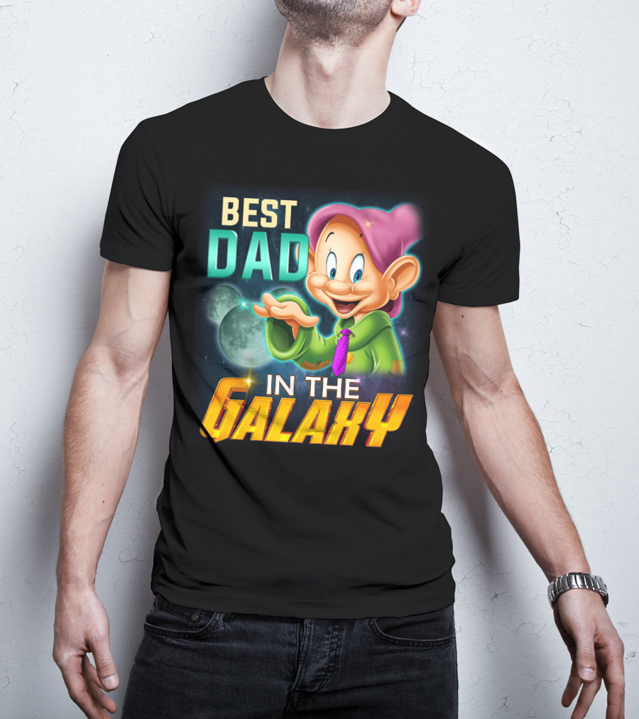 Best Dad Dopey IN The Galaxy T-Shirt