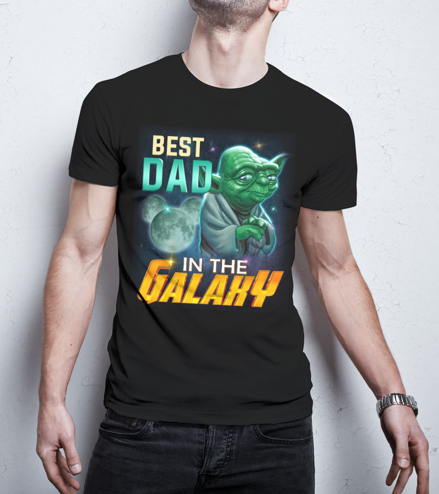 Best Dad Yoda IN The Galaxy T-Shirt