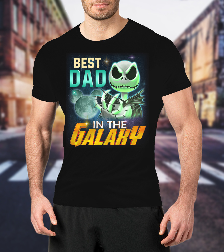 Best Dad In The Galaxy Jack Skellington T-Shirt