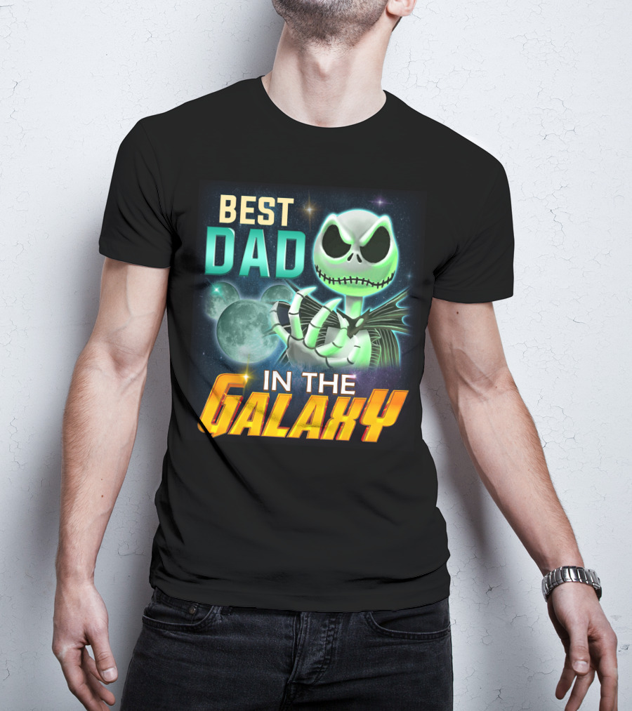 Best Dad In The Galaxy Jack Skellington T-Shirt