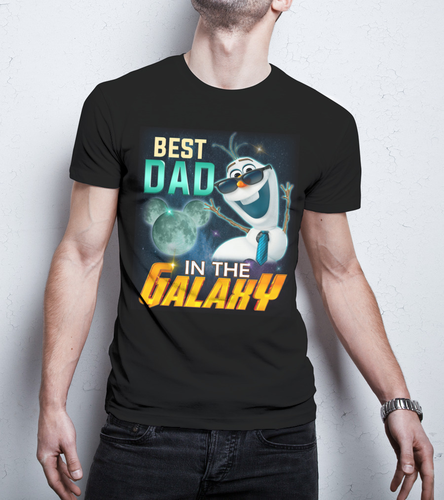 Best Dad IN The Galaxy Olaf T-Shirt