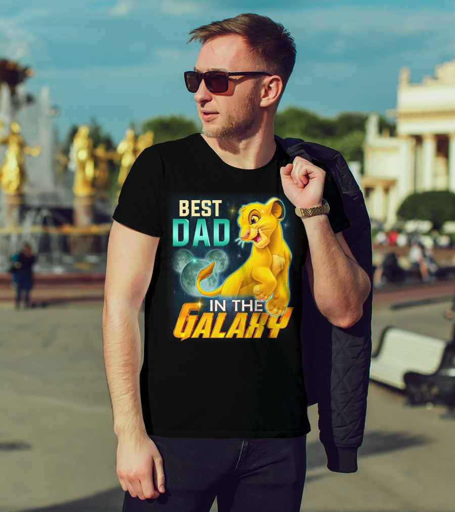 Best Dad IN The Galaxy Simba T-Shirt