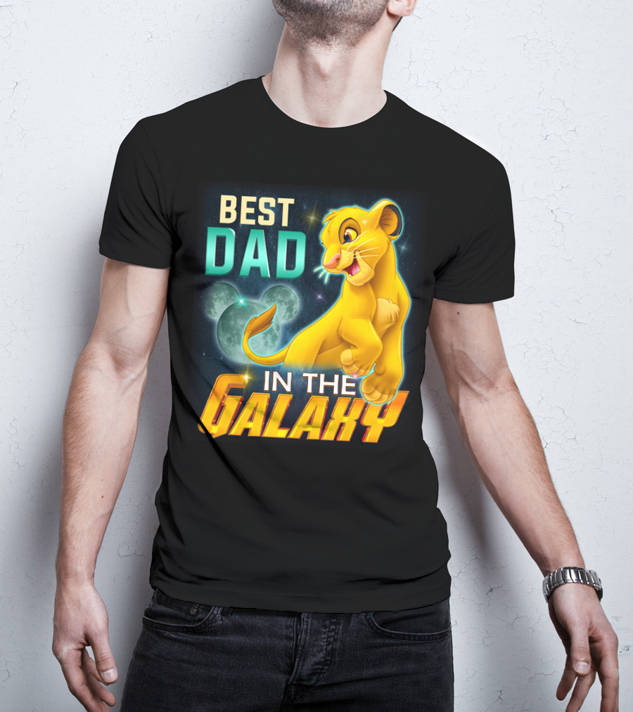 Best Dad IN The Galaxy Simba T-Shirt