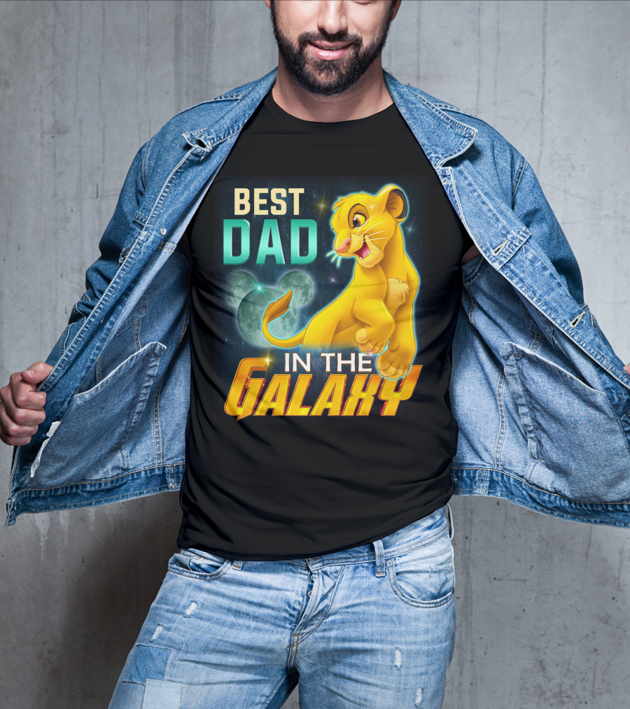 Best Dad IN The Galaxy Simba T-Shirt