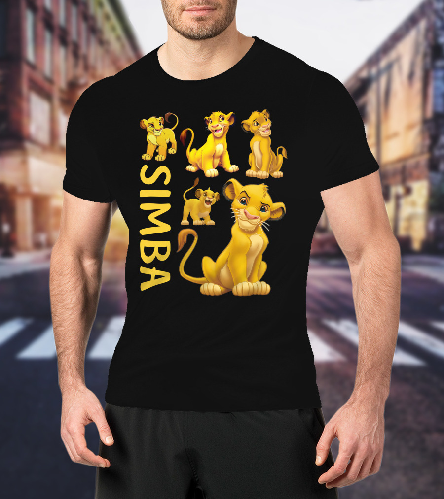 Simba Lion King Character Expressions Compilation T-Shirt