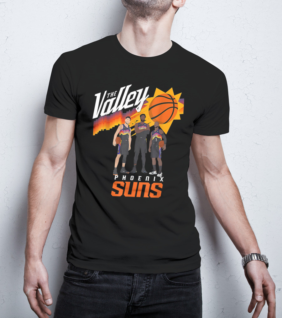 The Valley Phoenix Suns Basketball Players T-Shirt