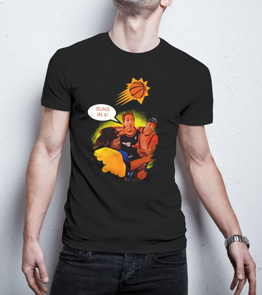 Phoenix Suns Playoffs Basketball Suns In Four Celebration T-Shirt