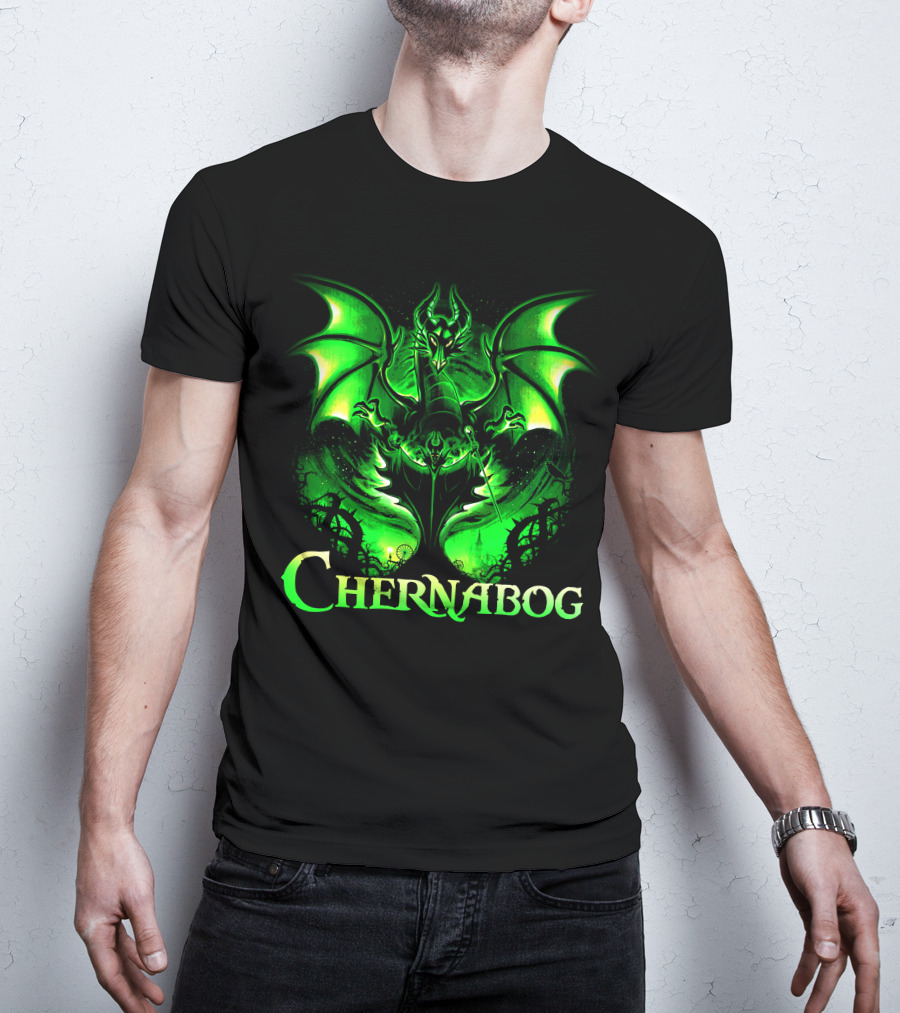 Chernabog Green Dragon Fantasy T-Shirt