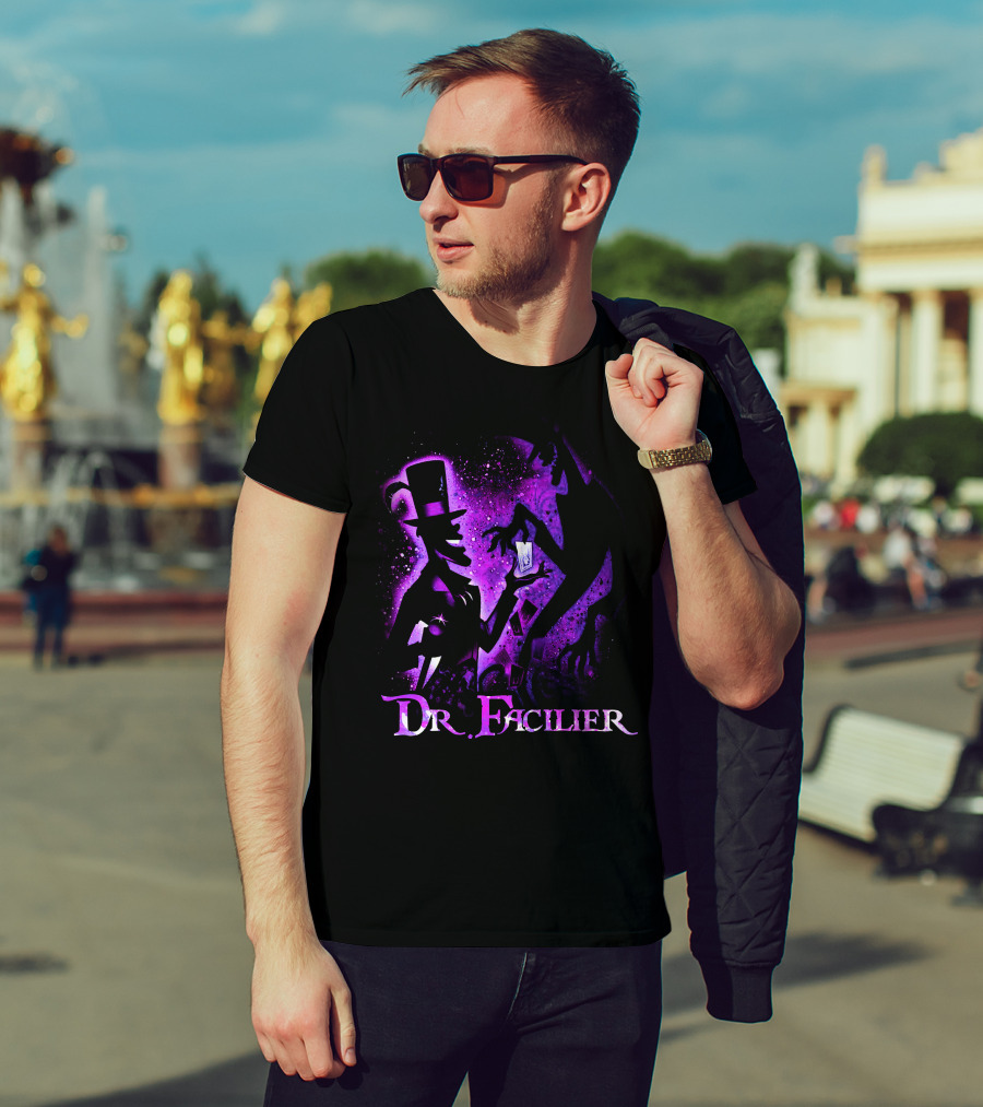 Dr. Facilier Purple Silhouette And Shadow T-Shirt