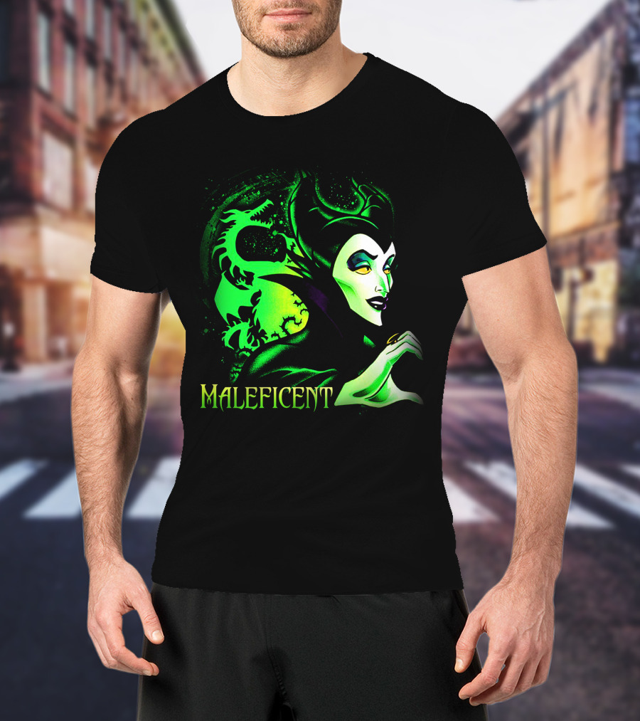Maleficent 4 Green Dragon Iconic Character T-Shirt