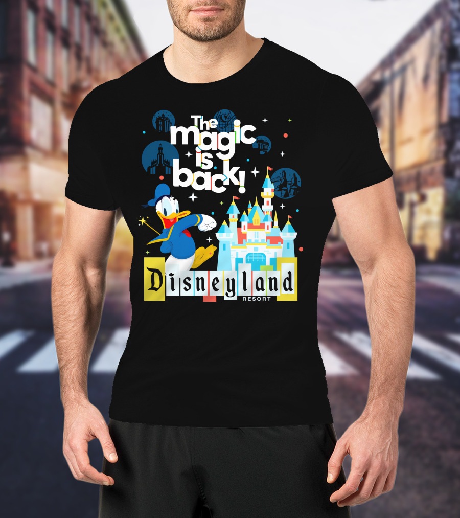 The Magic Is Back Disneyland Resort Donald Duck T-Shirt
