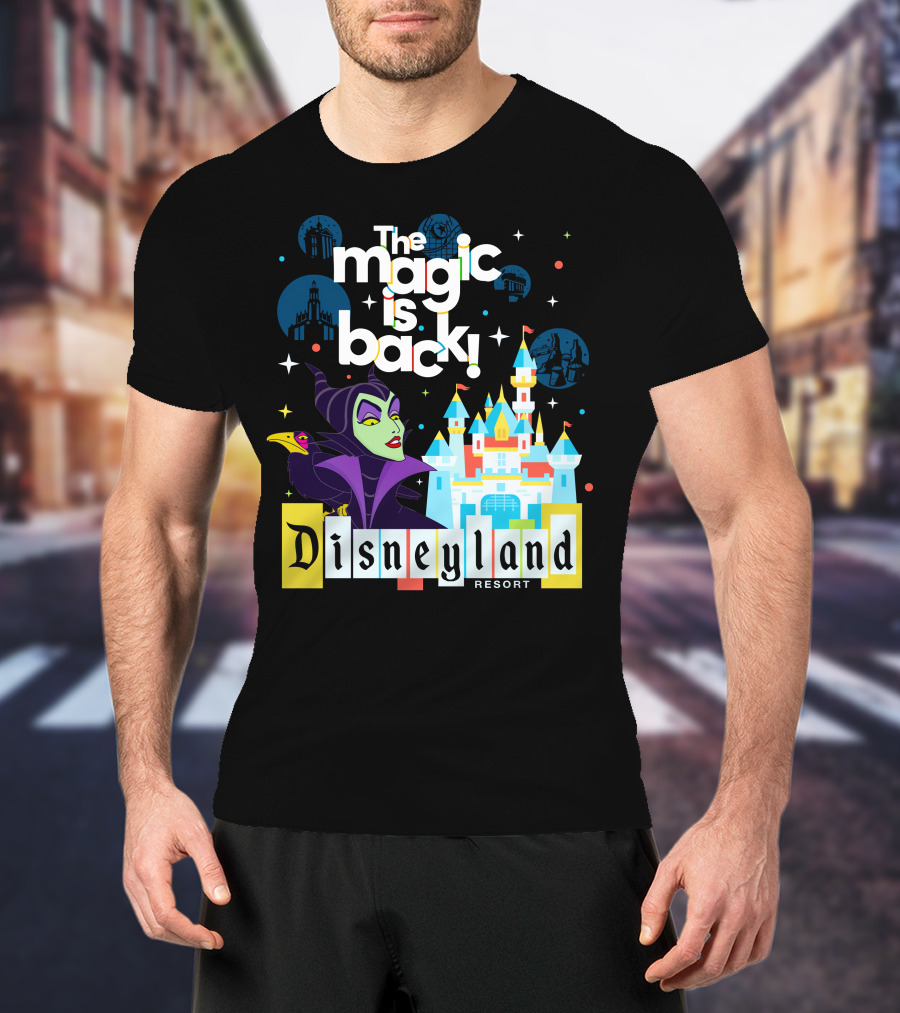The Magic Is Back Maleficent Disneyland Resort T-Shirt
