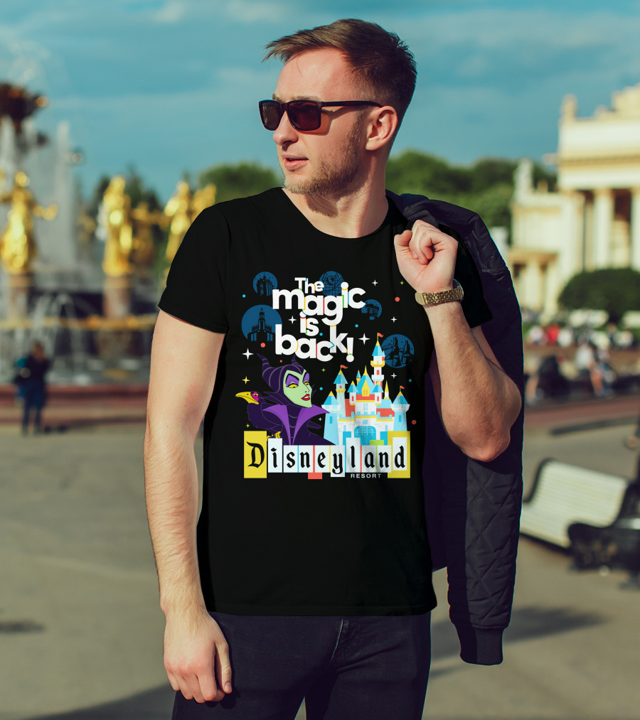 The Magic Is Back Maleficent Disneyland Resort T-Shirt