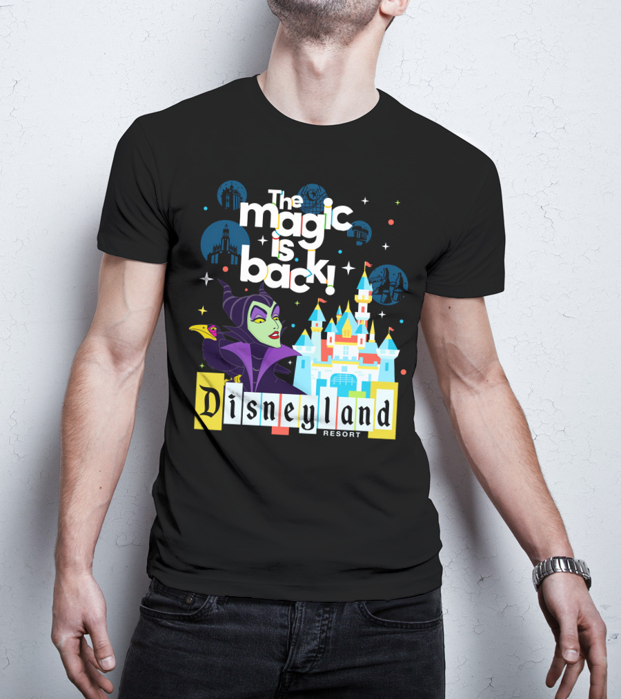 The Magic Is Back Maleficent Disneyland Resort T-Shirt