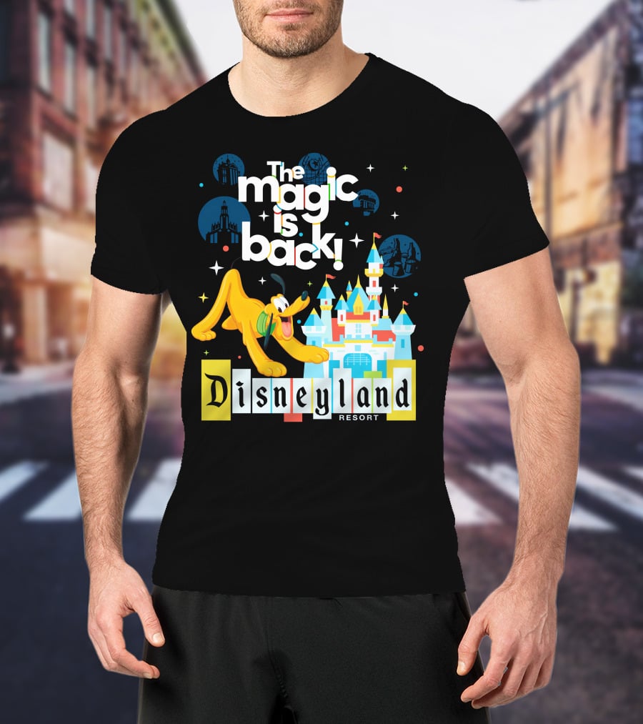 The Magic Is Back Disneyland Resort Pluto T-Shirt