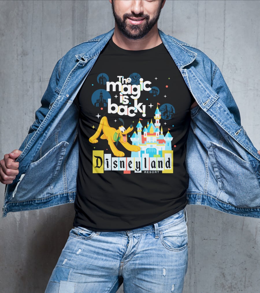 The Magic Is Back Disneyland Resort Pluto T-Shirt