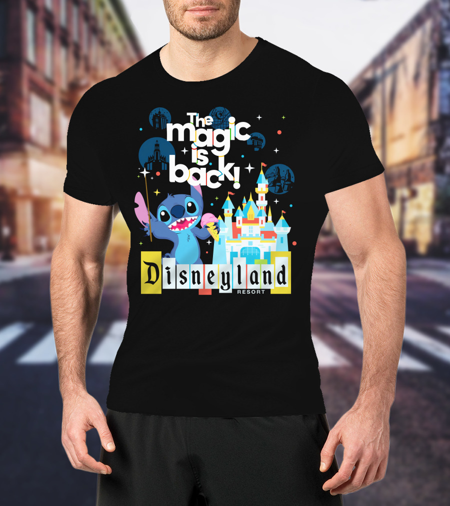 The Magic Is Back Stitch Disneyland Resort T-Shirt