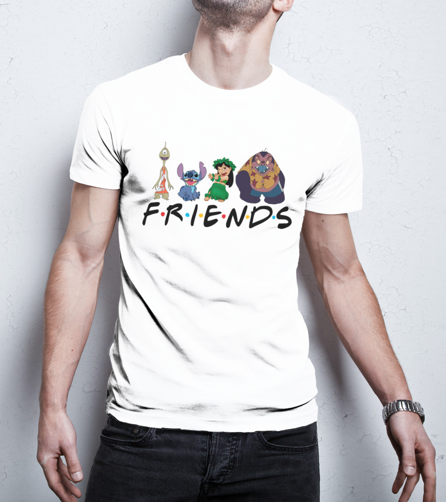 Friends Lilo And Stitch Characters Disney T-Shirt