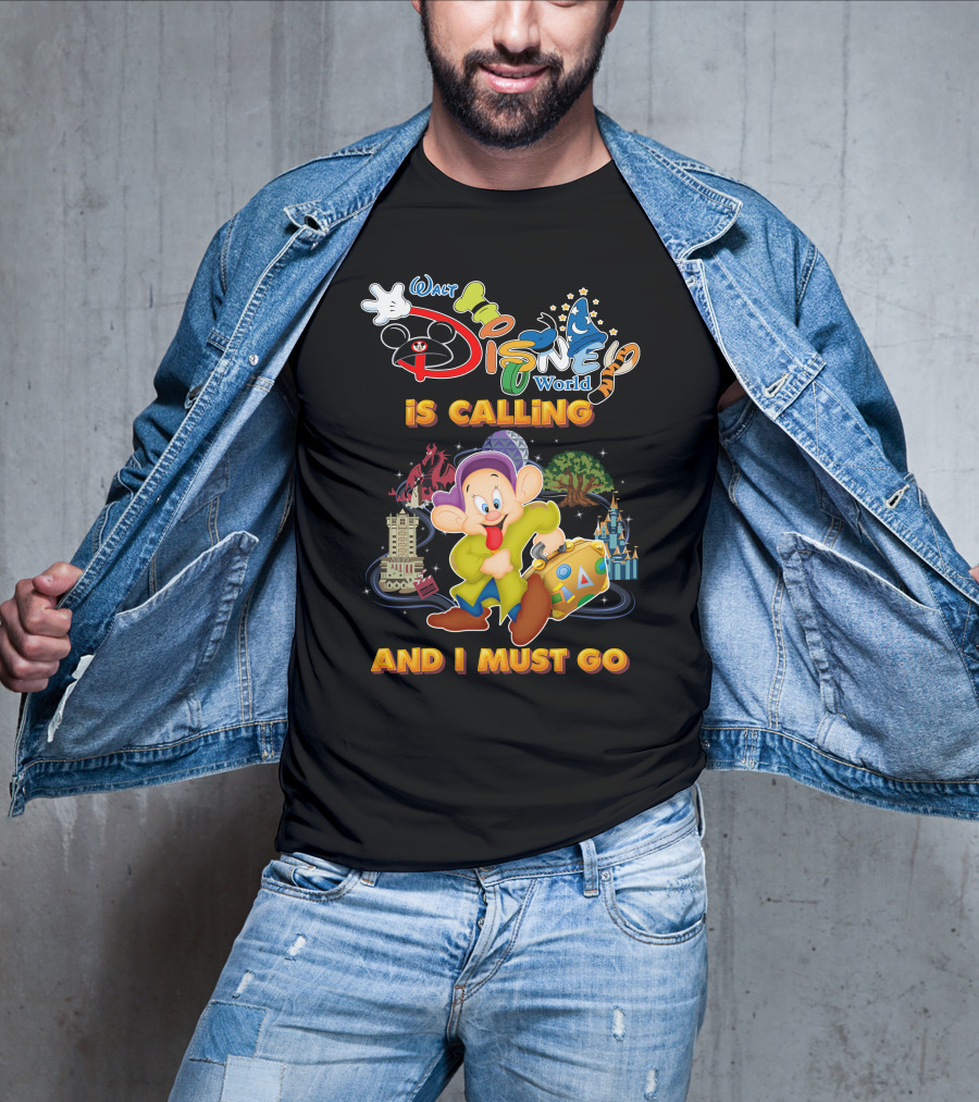 Walt Disney World Is Calling And I Must Go Dopey T-Shirt
