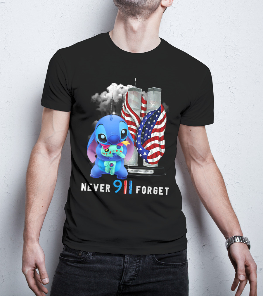 Never 911 Forget Stitch-D T-Shirt