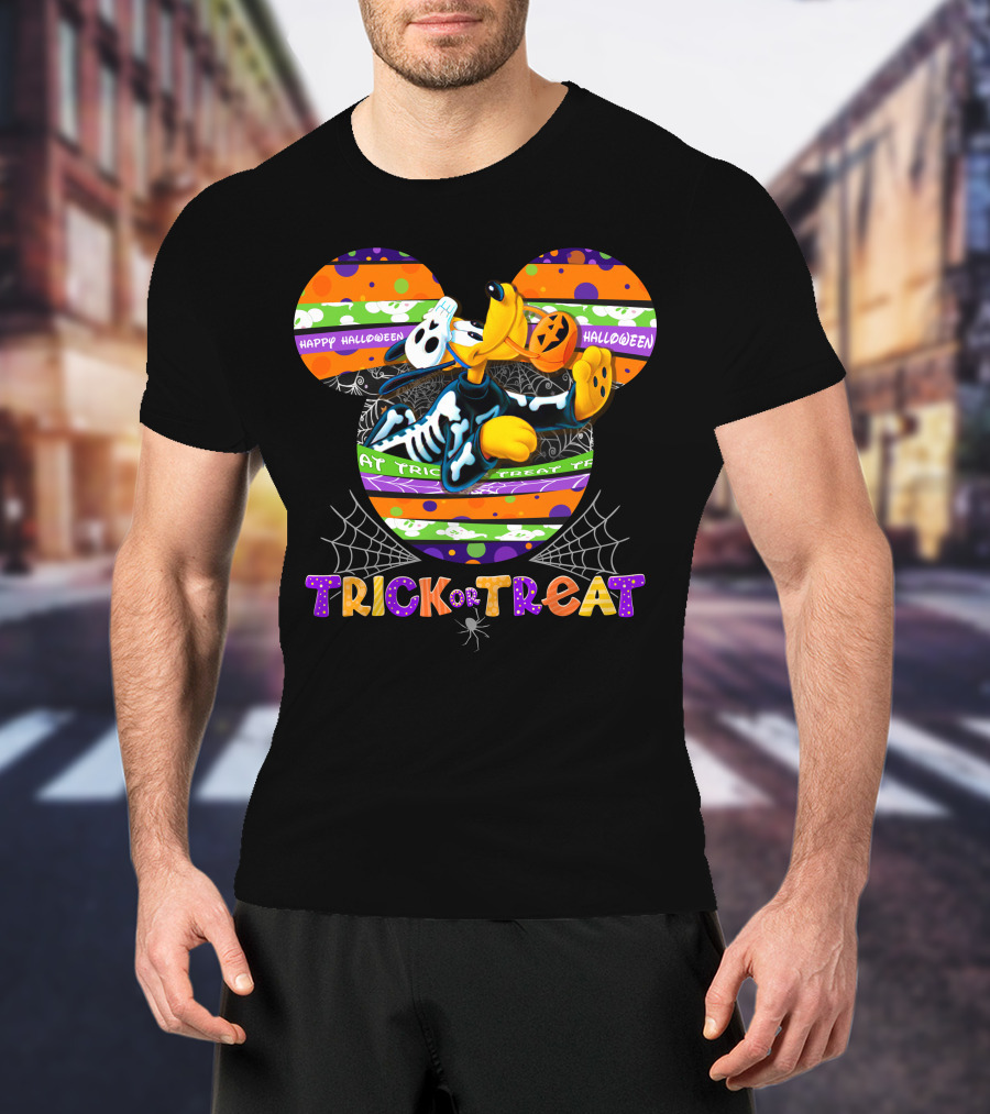 Happy Halloween Pluto Trick Or Treat T-Shirt