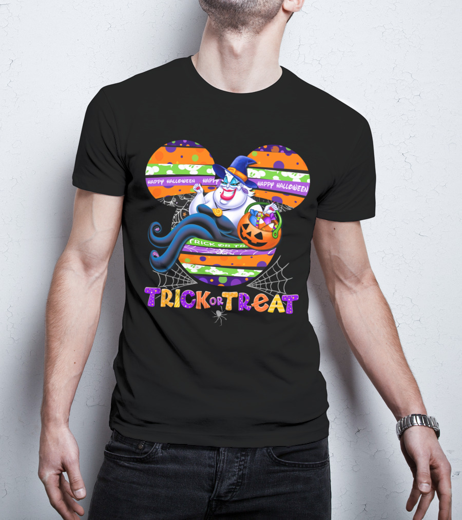 Ursula Trick Or Treat Happy Halloween T-Shirt