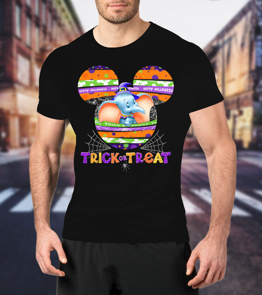Dumbo Trick Or Treat Happy Halloween T-Shirt