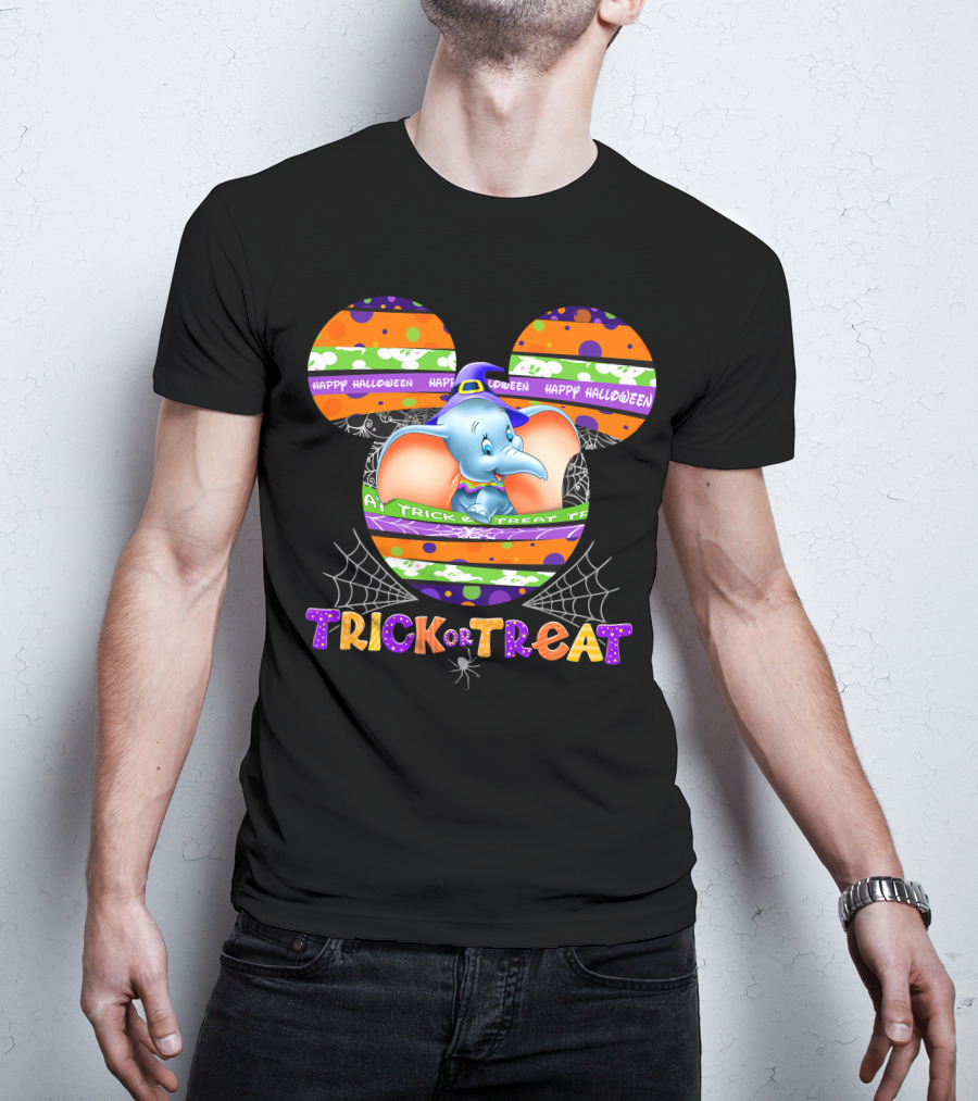 Dumbo Trick Or Treat Happy Halloween T-Shirt