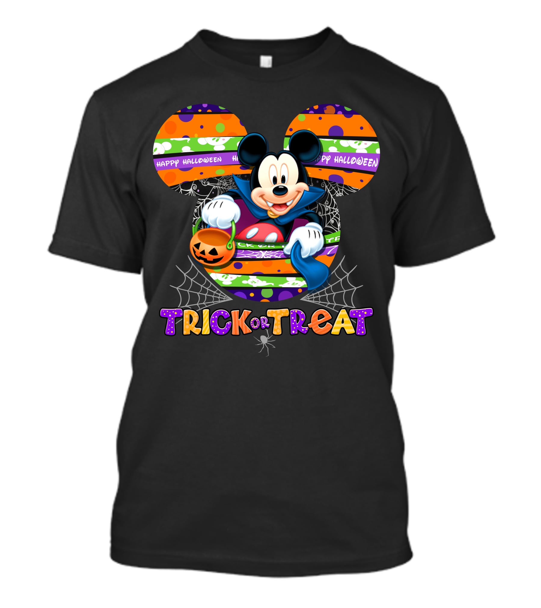 Mickey Trick Or Treat Happy Halloween T-Shirt