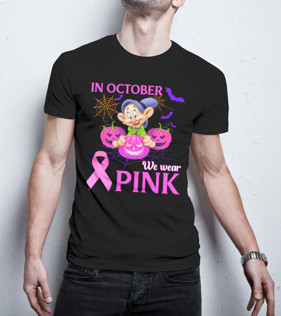 In October We Wear Pink Dopey T-Shirt